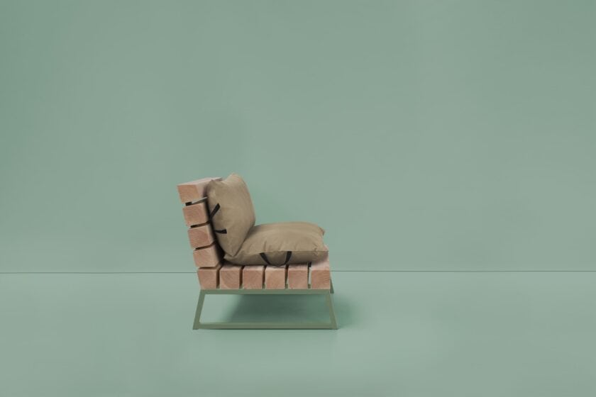 Douglas loveseat met buiten kussens